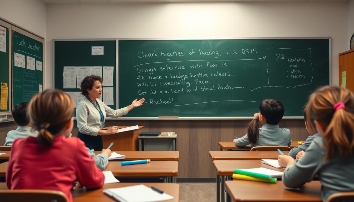 Structured study materials and learning resources on a desk